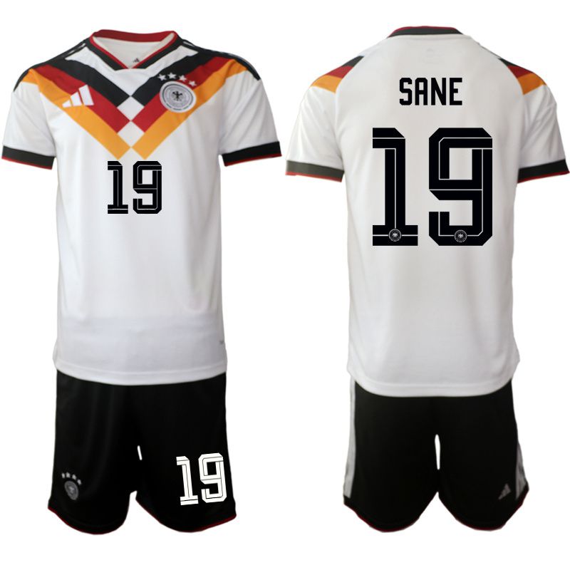 Men 2026 World Cup National Team Germany home white #19 Soccer Jersey->germany jersey->Soccer Country Jersey